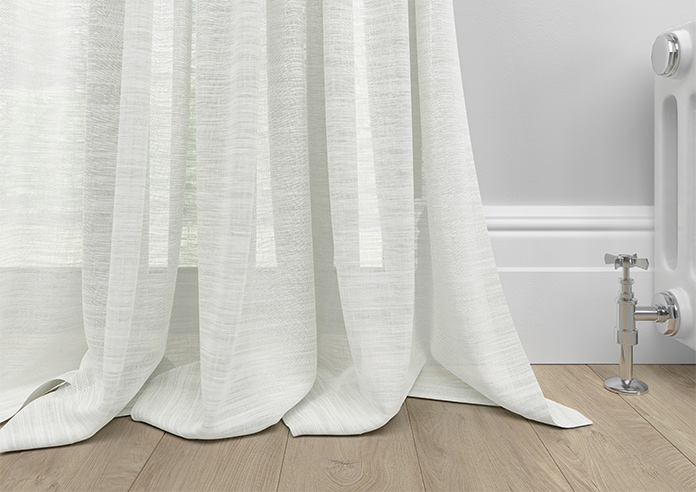 Novara Voile, Chiffon White - Made to Measure Curtains - Image 6